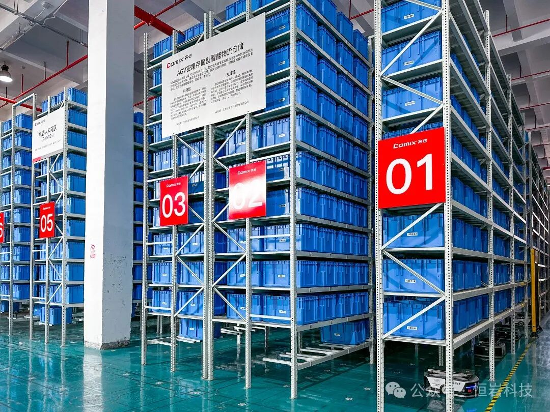 Comix multi-robot warehouse with RS5 and P40 robots
